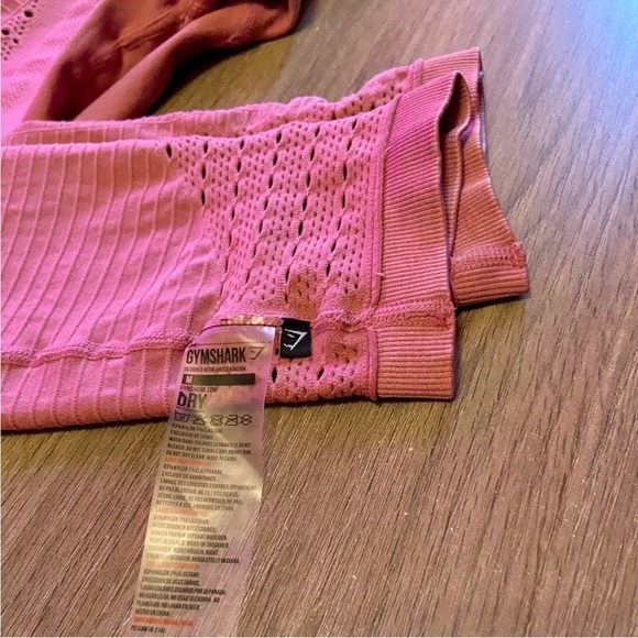 Gymshark EUC Energy + Seamless Dusty Pink Leggings Size Medium high waisted - Picture 12 of 15